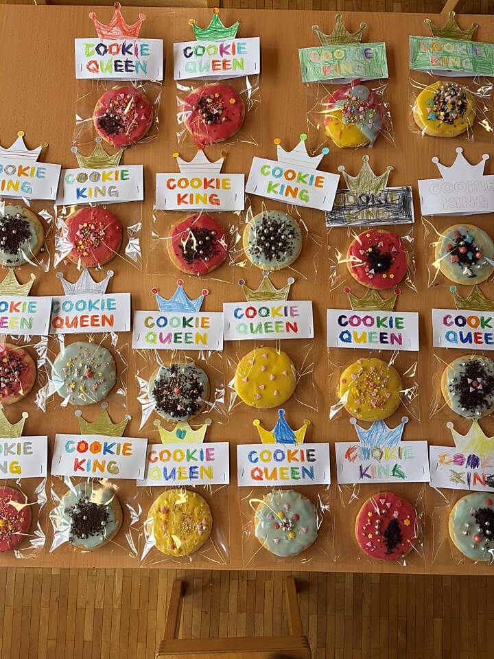 Projekttage Hohenrain Cookie King_Queen Kindergarten