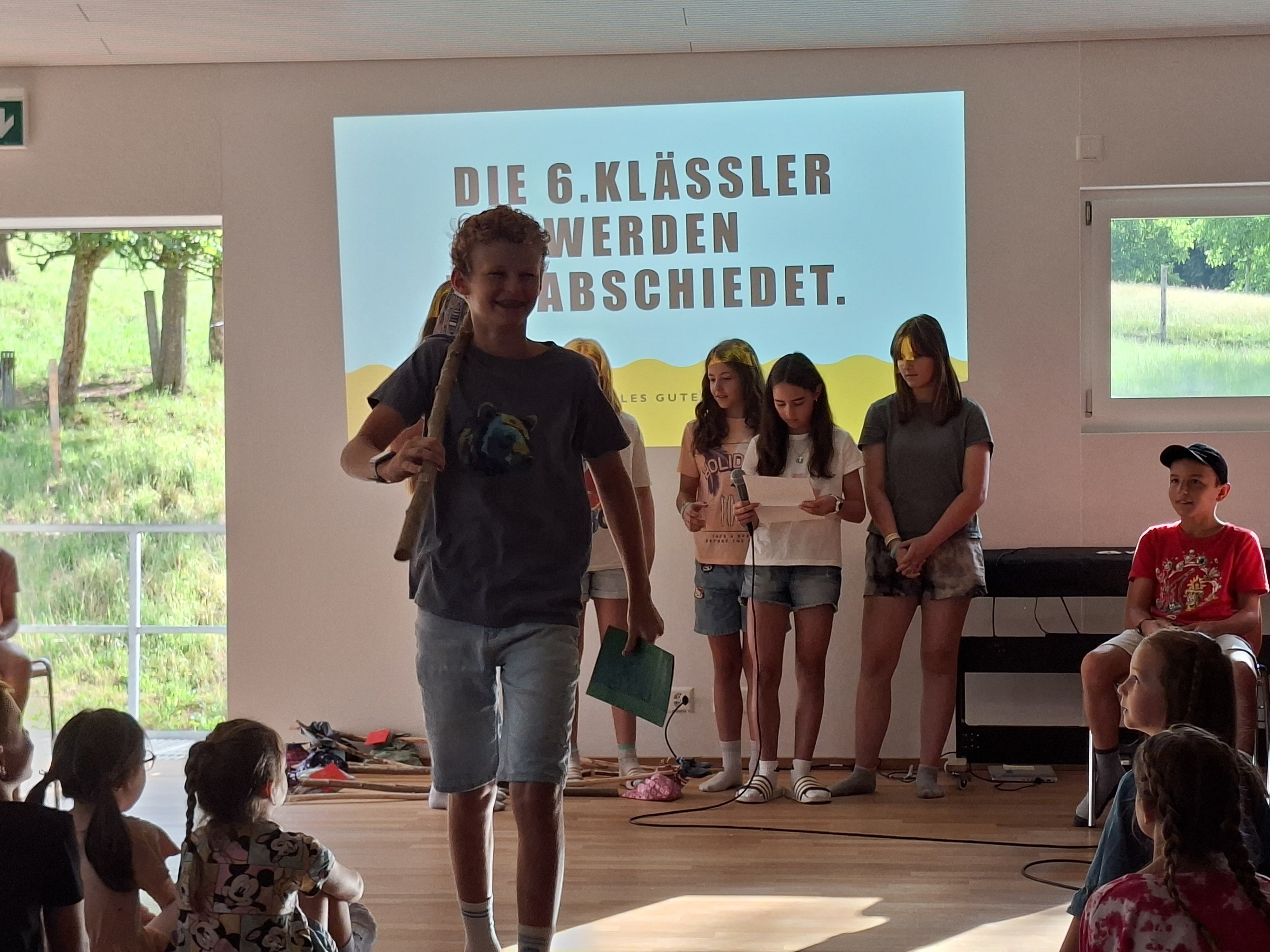 Schulschlussmorgen in Kleinwangen